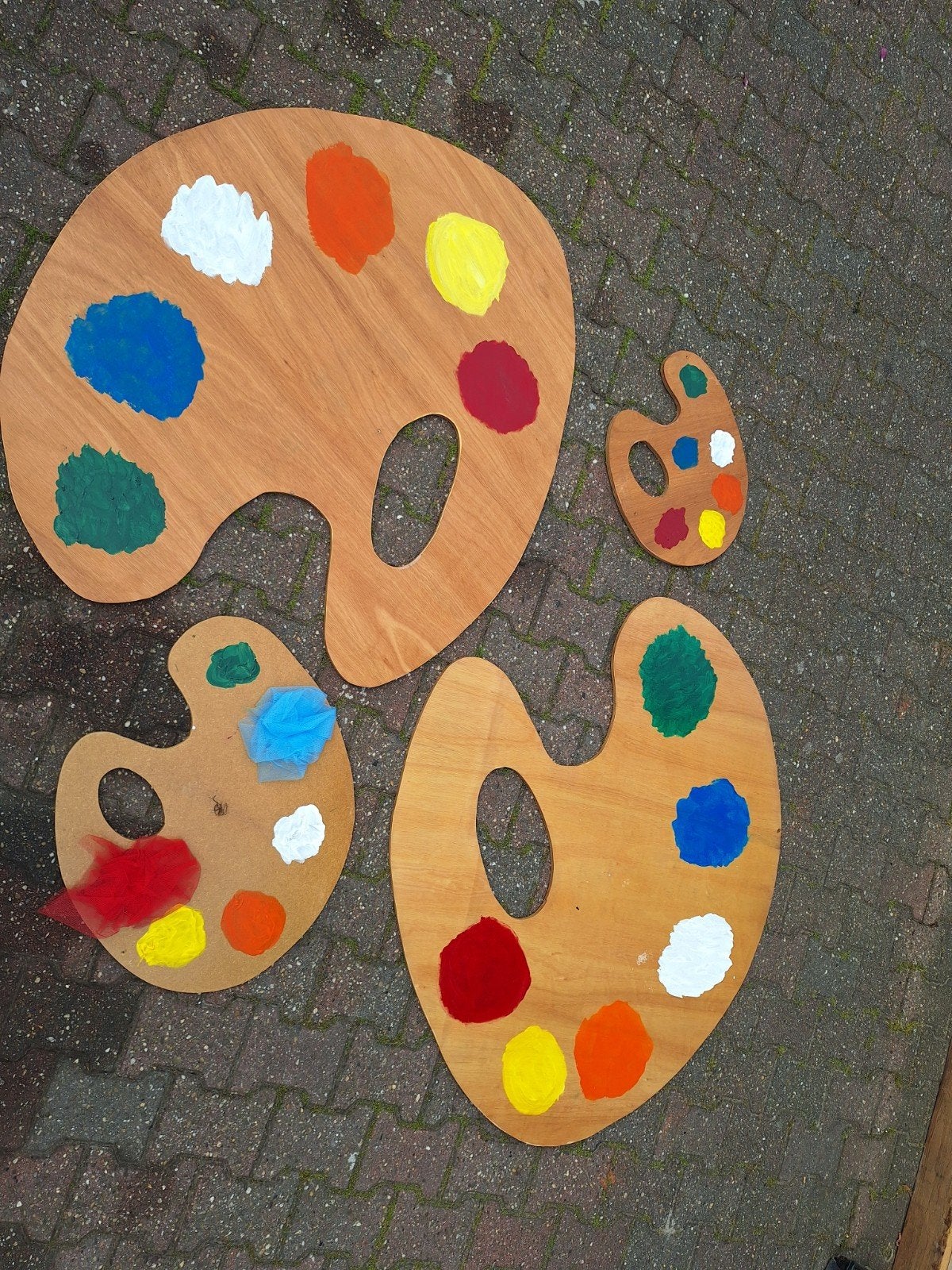 Grote houten verfpaletten voor dorpsfeest of tuin, Ophalen of Verzenden, Ezel