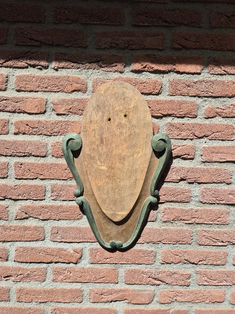 prachtige barok trofeeplank voor edelhert/roodwild jacht k27, Ophalen of Verzenden, Gebruikt, Hert, Gewei of Kop