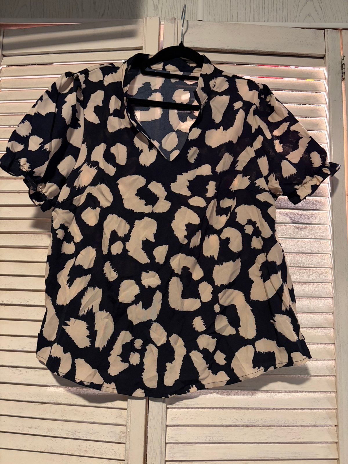 Blouse shein maat Xl, Zwart, Maat 42/44 (L), Ophalen of Verzenden, Zo goed als nieuw