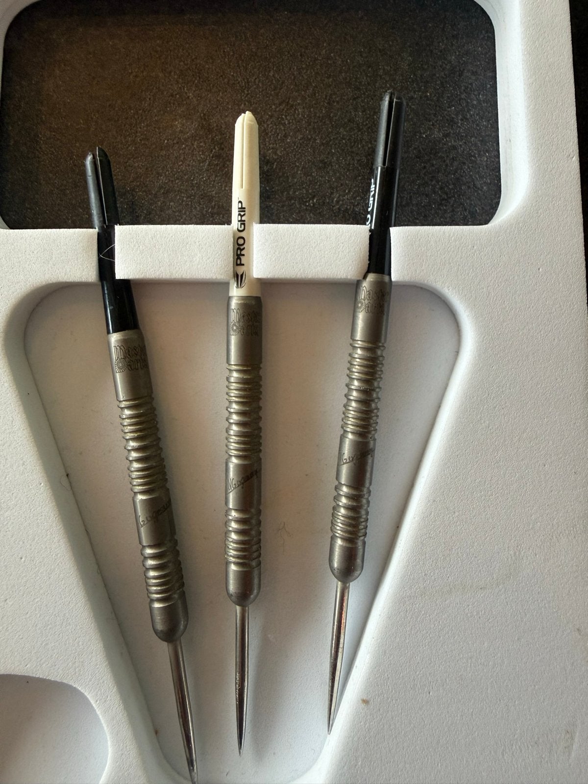 Van Gerwen Merk: Masterdarts Tungsten 23 gram (gebruikt), Ophalen of Verzenden, Gebruikt, Pijlen