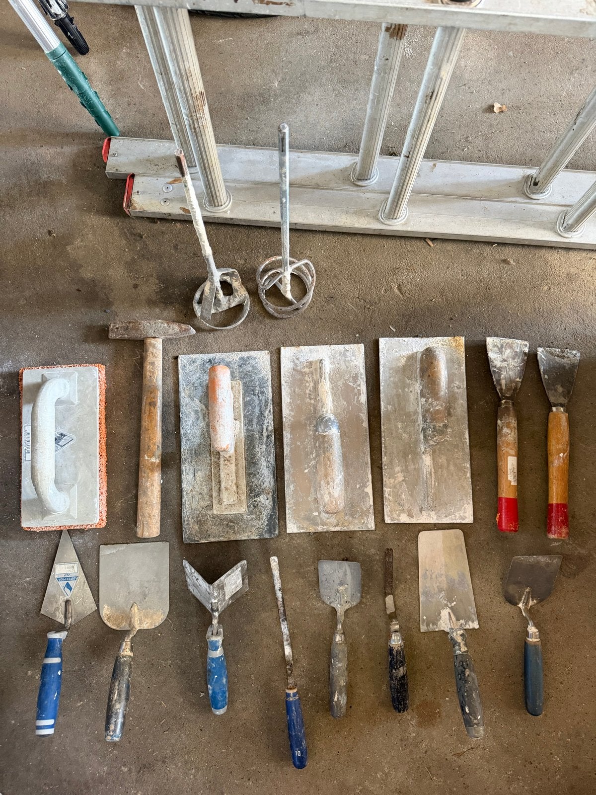 Schilderspullen, behangkoffer en stucspullen, Ophalen of Verzenden, Gebruikt, Overige typen