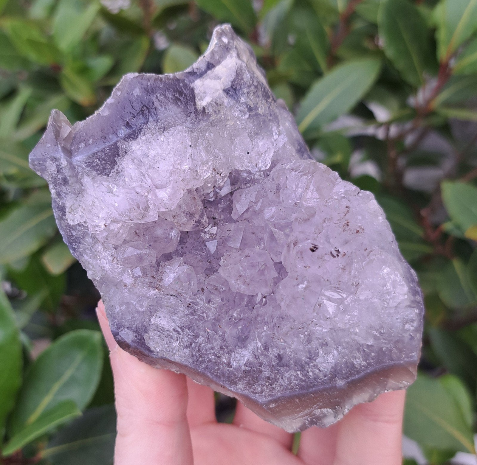 Grote Amethist edelsteen natuursteen edelstenen mineralen, Ophalen of Verzenden