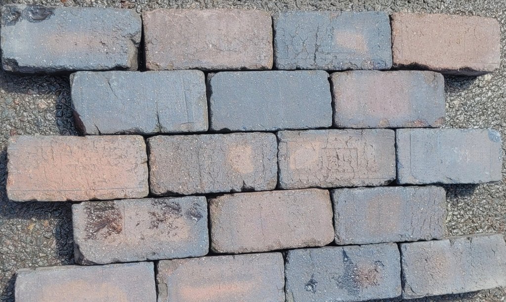 Plat-keiformaat / Brandblauw, Gebruikt, Verzenden, Keramiek, Klinkers