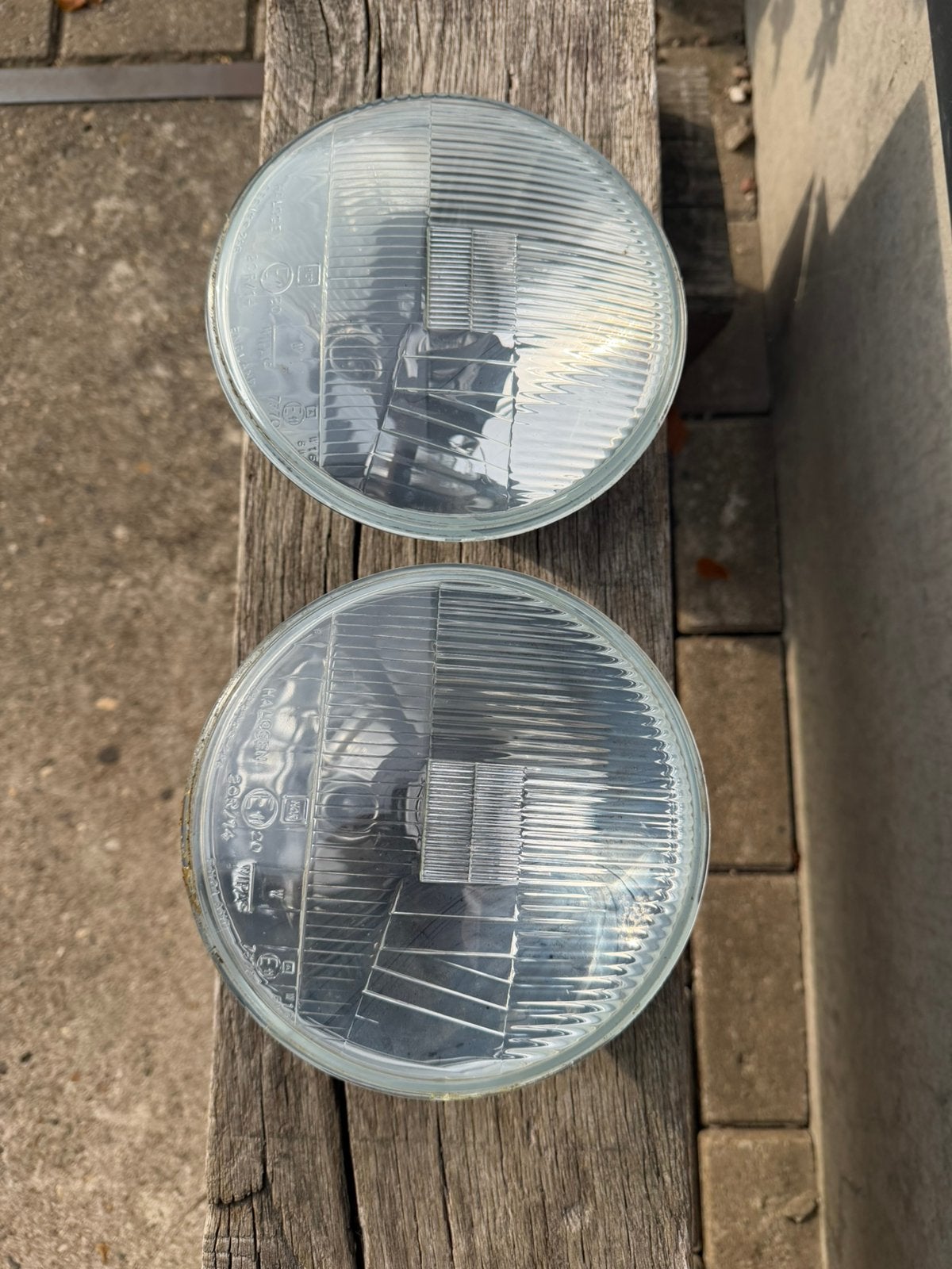Setje koplampen h4 voor de classic mini, Ophalen, Gebruikt
