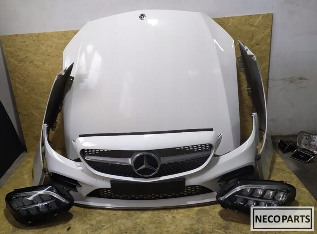 MERCEDES W205 C KLASSE AMG FACELIFT COMPLEET VOORKOP BUMPER, Gebruikt, -, Ophalen of Verzenden, Bumper