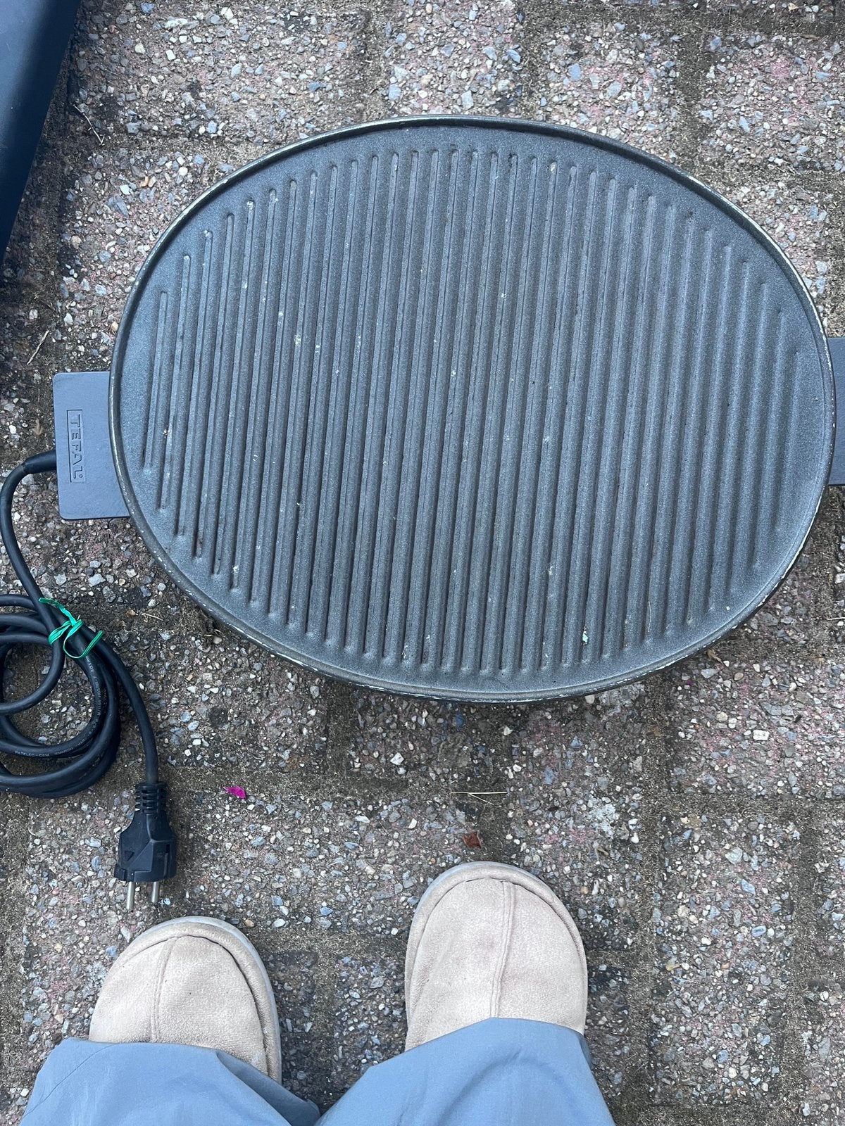 electric bbq grill, Ophalen of Verzenden, Zo goed als nieuw