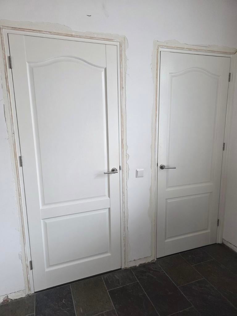 Meranti Binnendeur - 211,5 x 82,5, Doe-het-zelf en Verbouw, Deuren en Horren, Ophalen, Gebruikt, 80 tot 100 cm, 215 cm of meer