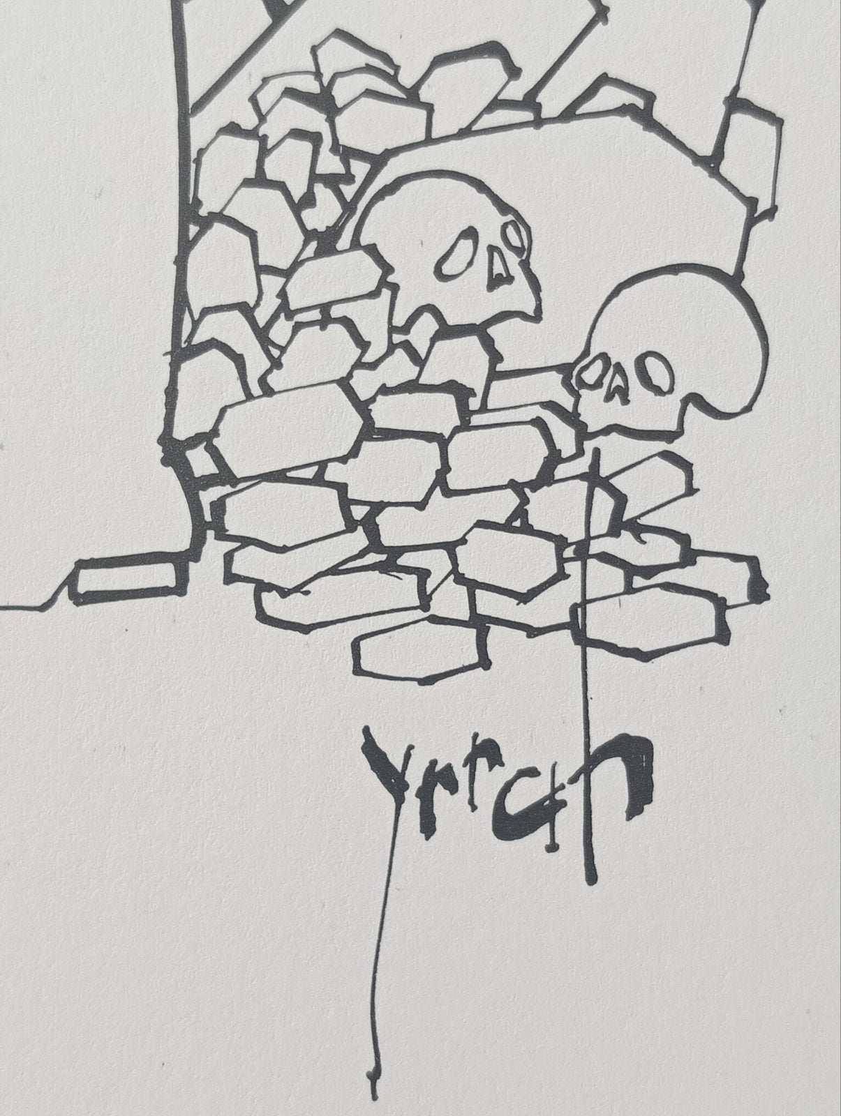 Yrrah spotprent cartoon Oorlog, Ophalen of Verzenden, Voor 1940, Gebruikt