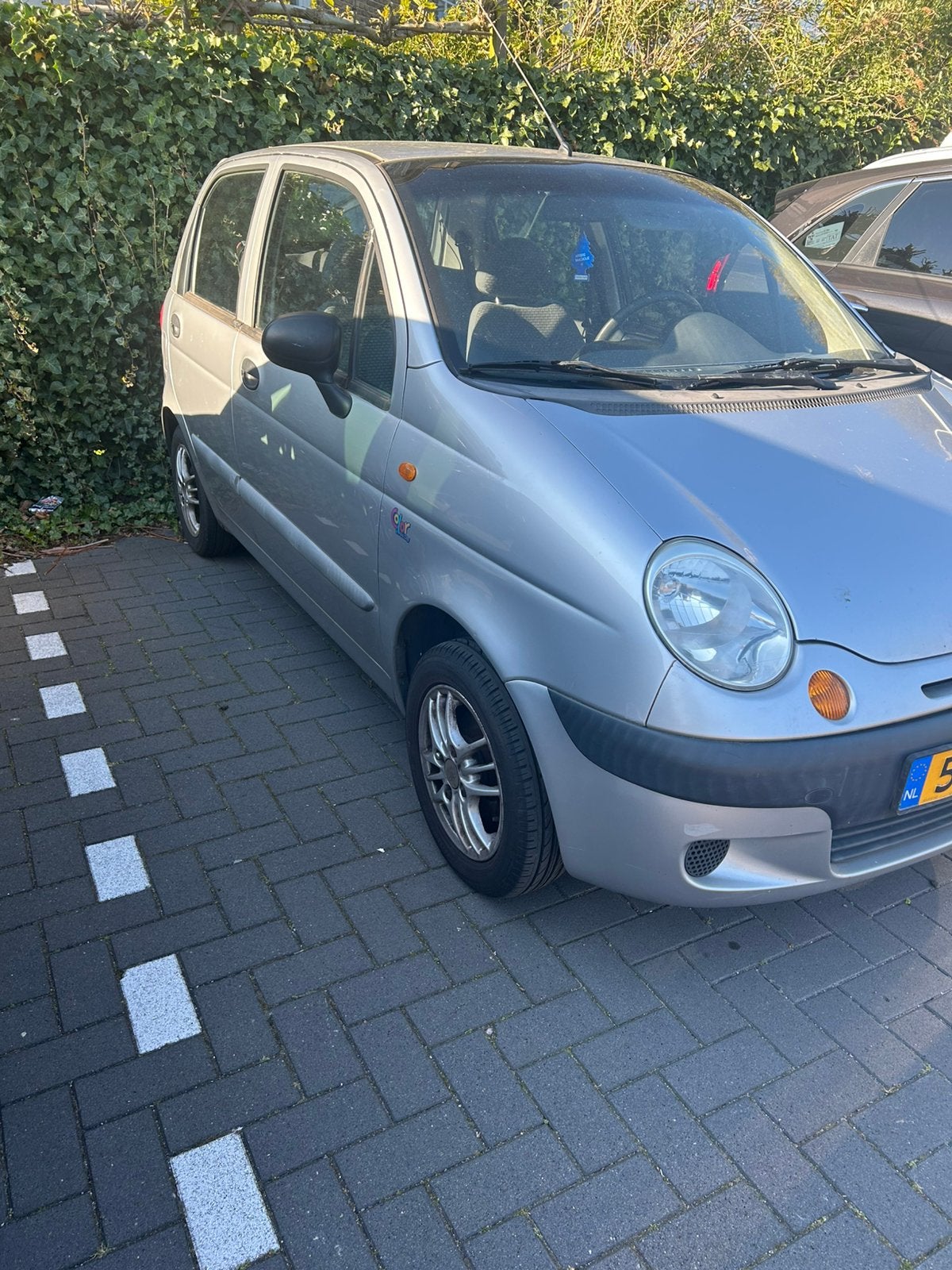 Daewoo Matiz 0.8 2004 Grijs, apk tot 16-04-27', Auto's, Daewoo, Voorwielaandrijving, Stof, Matiz, Origineel Nederlands