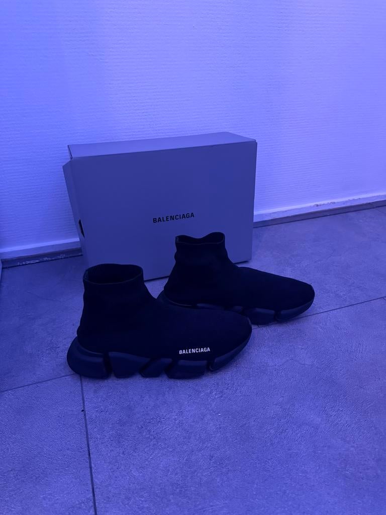 Balenciaga speed 2.0 origineel, Ophalen, Gedragen, Zwart