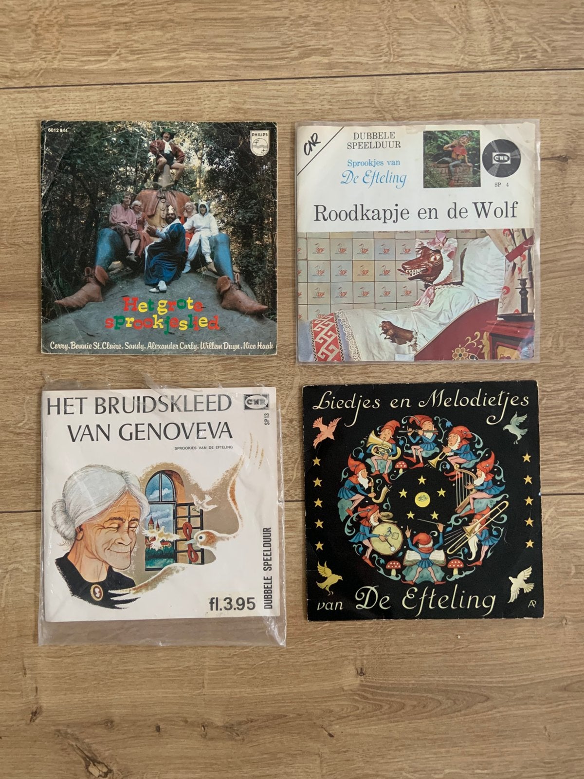 Singeltjes efteling bruidskleed genoveva liedjes ea, Verzamelen, Efteling, Ophalen of Verzenden, Zo goed als nieuw