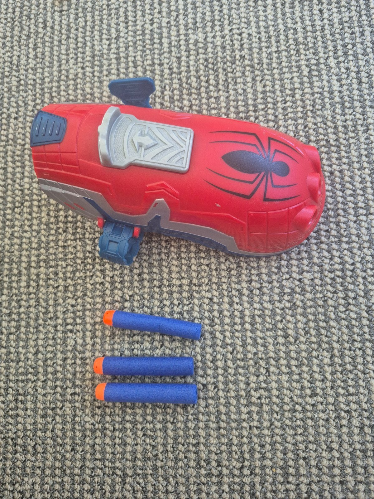 NERF Power Moves Marvel Spider-Man Web Blast Shooter, Ophalen of Verzenden, Gebruikt, Jongen