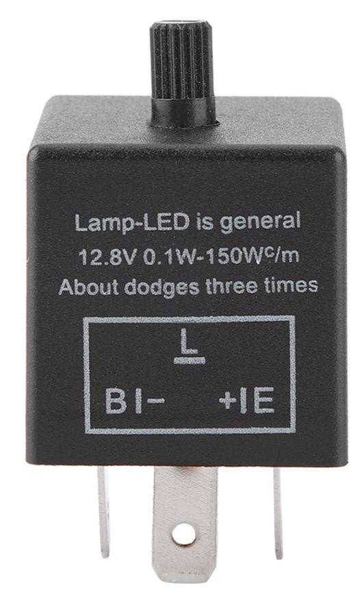Instelbaar knipperlicht relais 3 pin, Ophalen of Verzenden