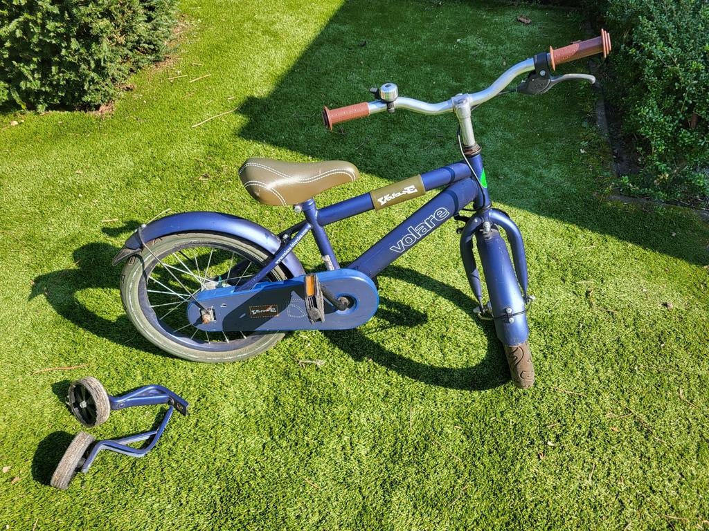 16 inch jongensfiets Volare met zijwieltjes, Ophalen, Gebruikt, 16 inch, Volare