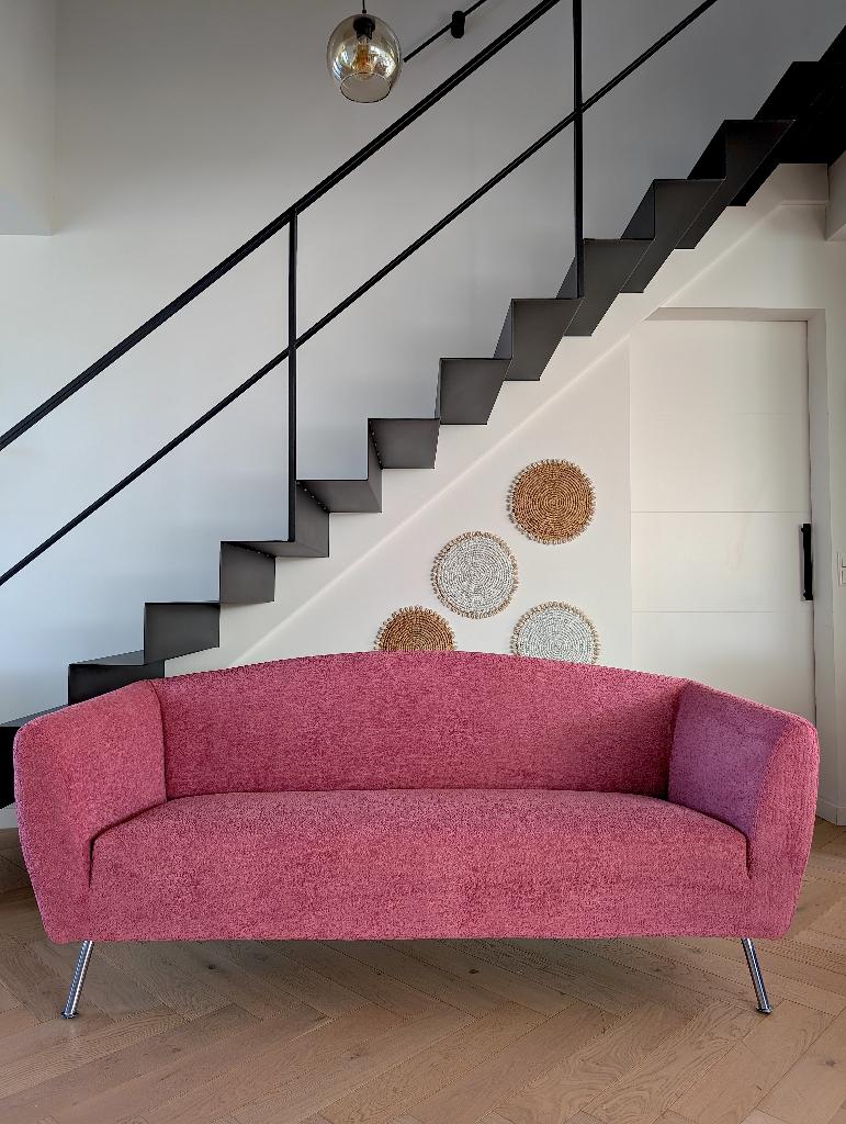 Gelderland 6250 2,5-zits roze, Huis en Inrichting, Banken | Bankstellen, Diba design, 150 tot 200 cm, Driepersoons, 75 tot 100 cm
