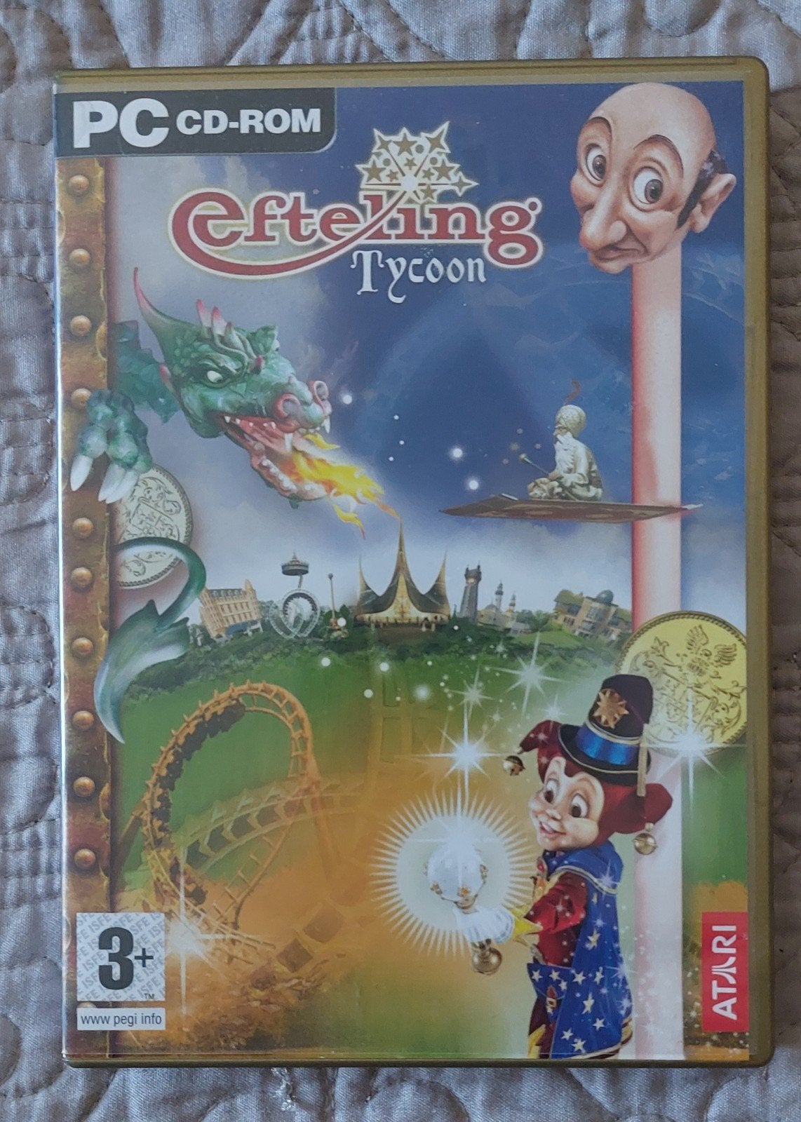 Efteling Tycoon PC CD-ROM - Bouw je eigen attractiepark!, Spelcomputers en Games, Gebruikt, 1 speler, Ophalen of Verzenden, Vanaf 3 jaar
