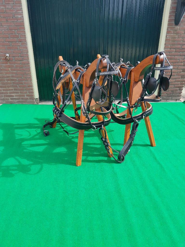 Tweespantuig Ideal, Dieren en Toebehoren, Paarden en Pony's | Hoofdstellen en Tuigage, Nieuw, Recreatie, Ophalen