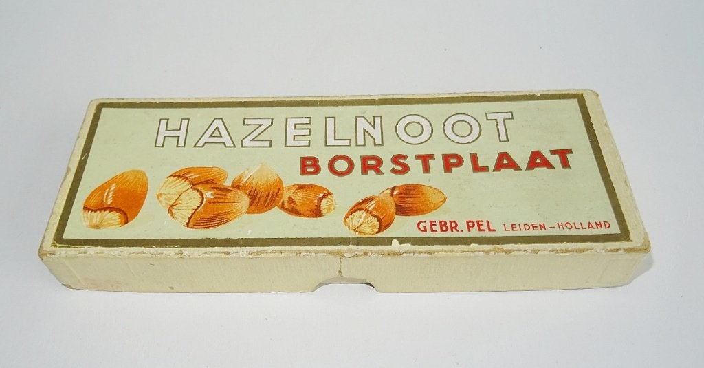 Gebroeders Pel Hazelnoot borstplaat, Ophalen of Verzenden