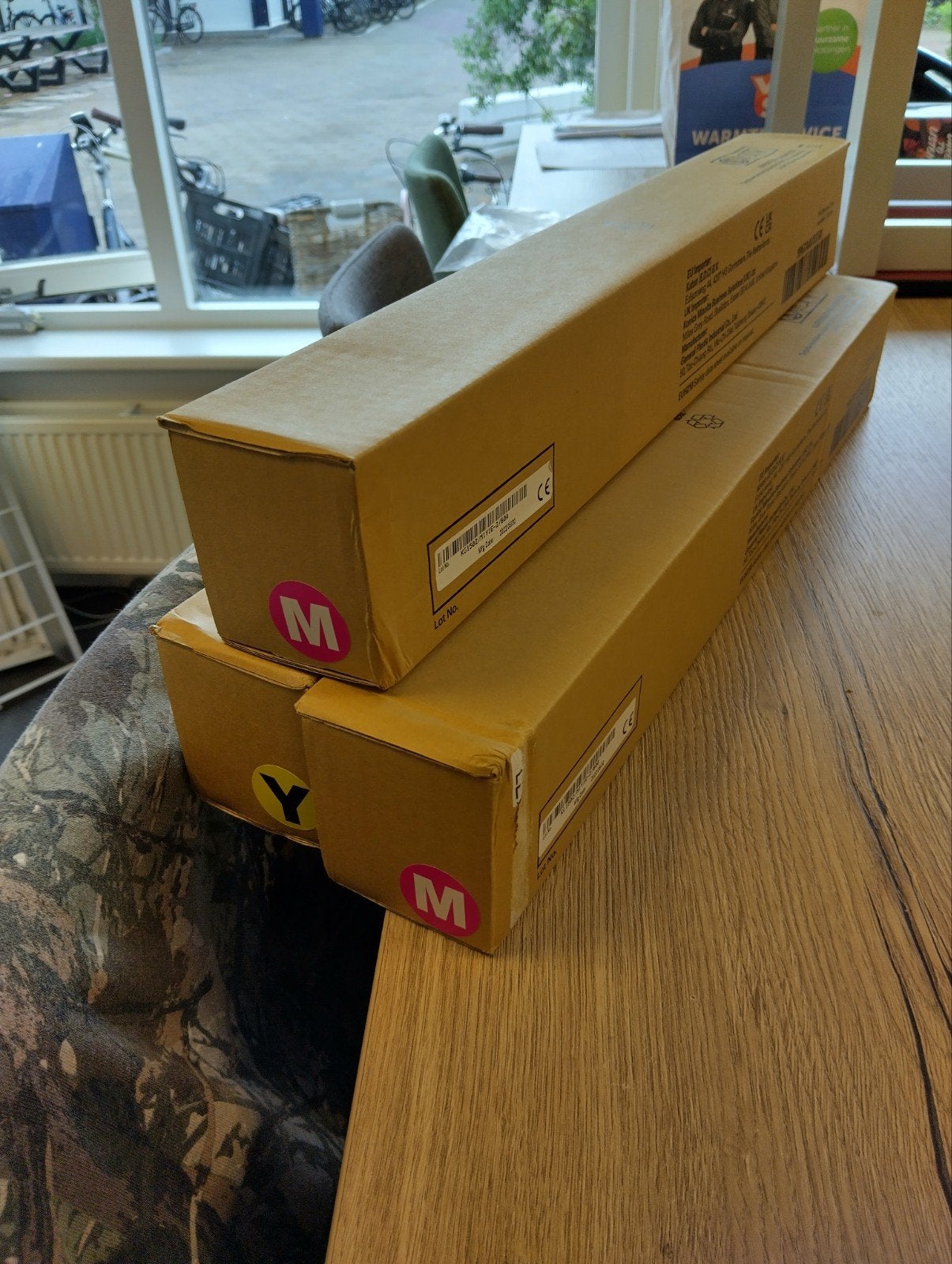 Toners Konica Minolta C360i. 3 stuks., Computers en Software, Printers, Ophalen of Verzenden, Nieuw