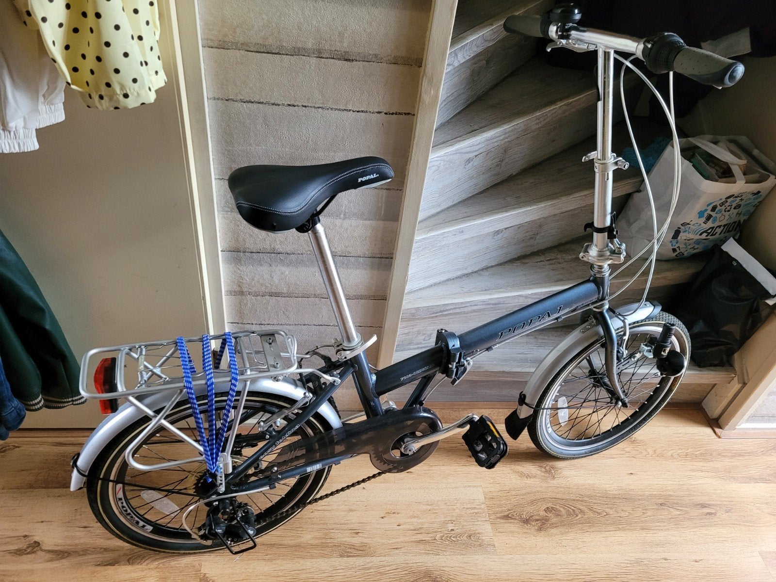 Z.G.A.N. vouwfiets met 6 versnellingen, 20 inch of meer, Velgrem, Versnellingen, Zo goed als nieuw