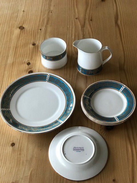 ENGELS GEBAKSERVIES ELISABETHAN, Antiek en Kunst, Ophalen of Verzenden