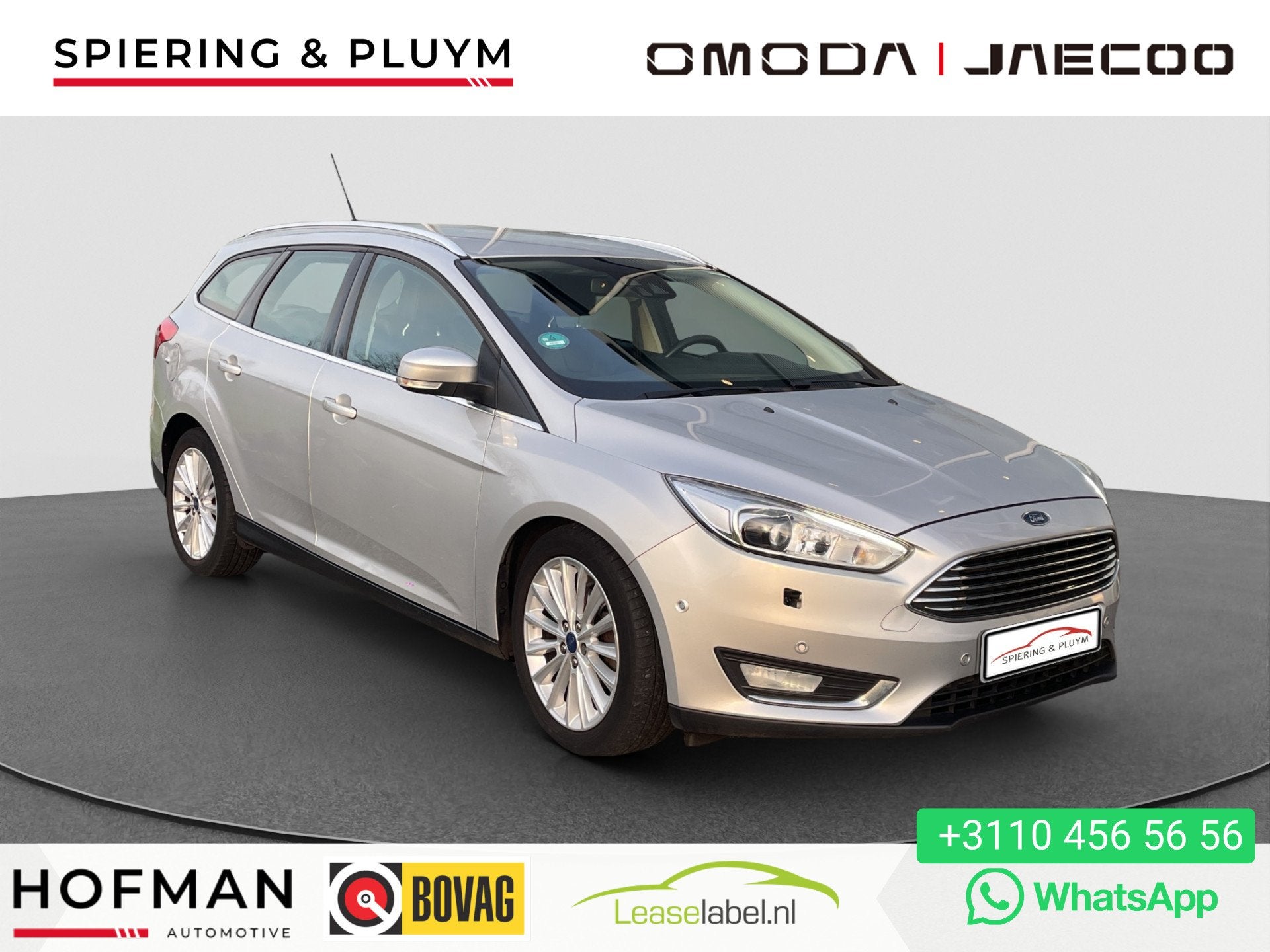 Ford FOCUS Wagon 1.5 TDCI Titanium Edition Nw. APK | Leder |, Auto's, Automatische klimaatregeling, Gebruikt, 4 cilinders, Zilver of Grijs