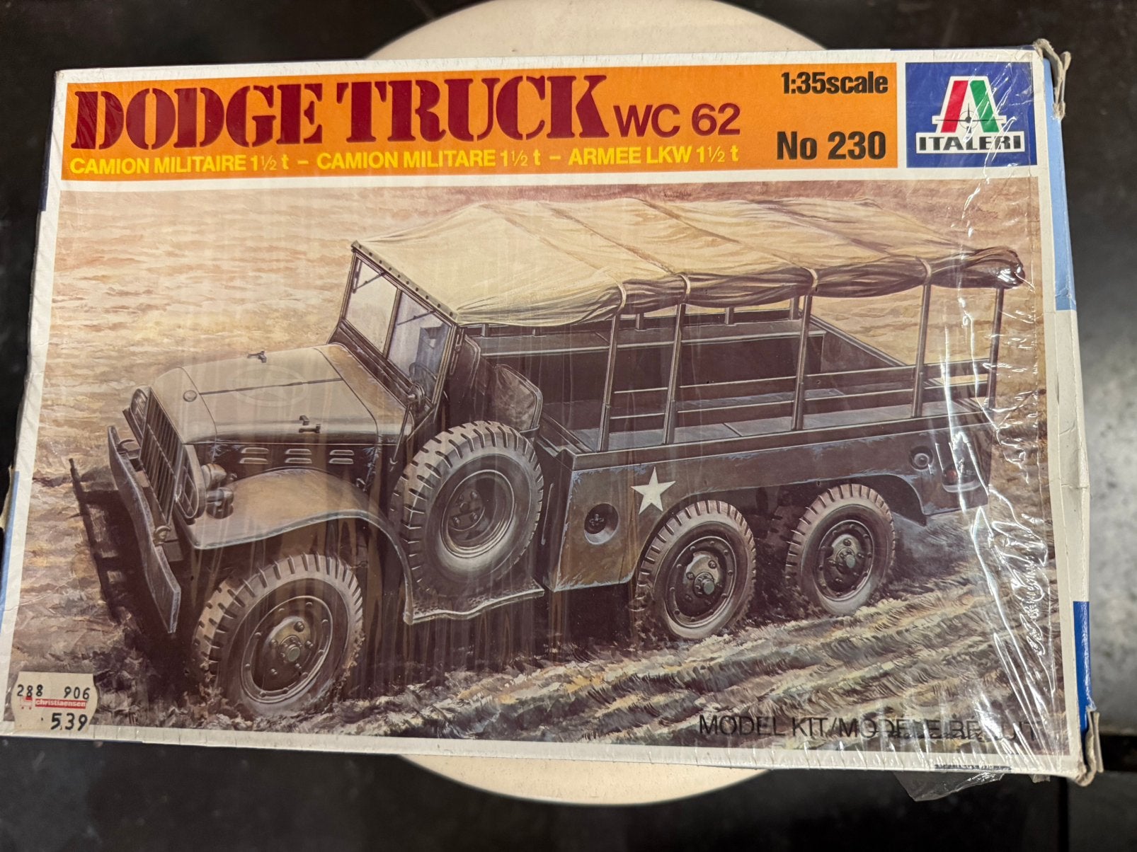 Dodge Truck WC 62, Italeri, 1:32 tot 1:50, Ophalen of Verzenden, Zo goed als nieuw