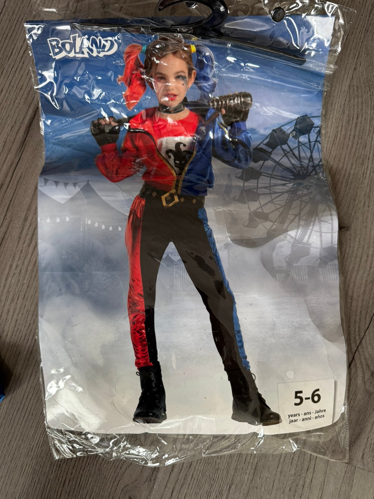 Harley Quinn kinder verkleed kostuum 5 /6 jaar Halloween, Kleding | Dames, Ophalen, Halloween, Kleding, Maat 34 (XS) of kleiner