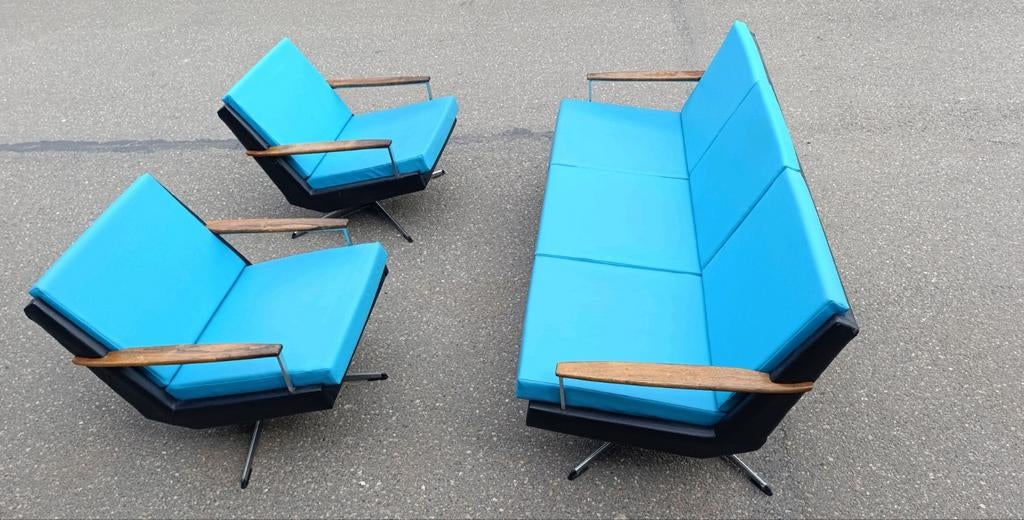 De Ranka Swivel chairs/bank Louis van Teeffelen, TOPVORM, Huis en Inrichting, Ophalen of Verzenden, Hout