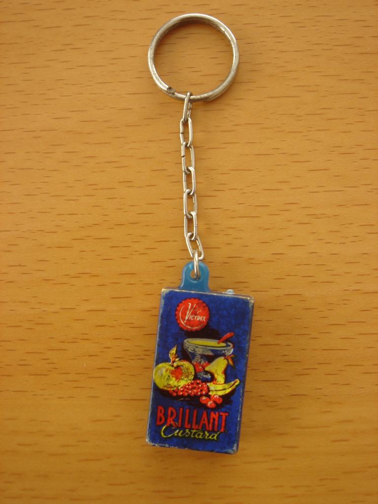 Sleutelhanger Victrix Brillant Custard, Verzamelen, Ophalen of Verzenden, Gebruikt, Merk