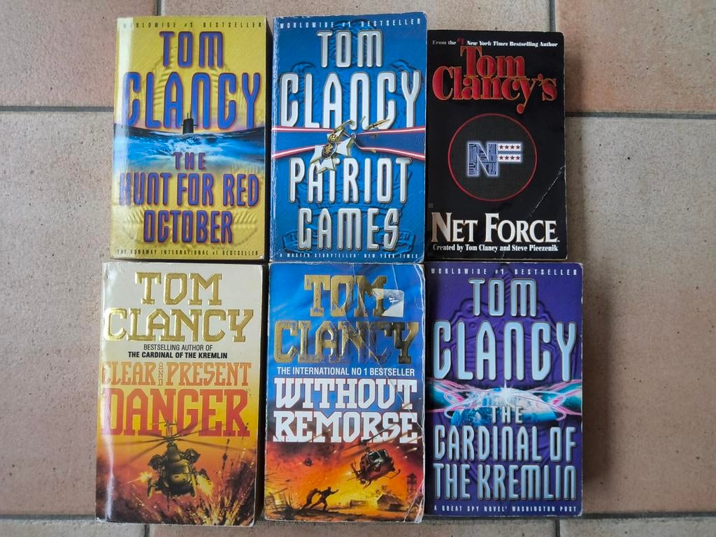 Tom Clancy Boeken - Engelstalig, Ophalen of Verzenden, Gelezen, Tom Clancy, Fictie