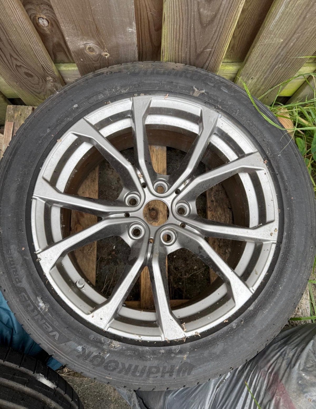 BMW velgen met Hankook Ventus banden 225/50R17, Ophalen, Gebruikt, Banden en Velgen, 17 inch