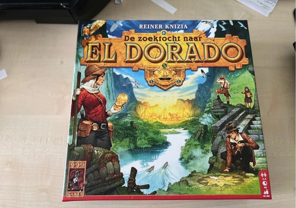 De Zoektocht naar El Dorado bordspel - Nieuw, Hobby en Vrije tijd, Gezelschapsspellen | Bordspellen, Drie of vier spelers, Ophalen of Verzenden