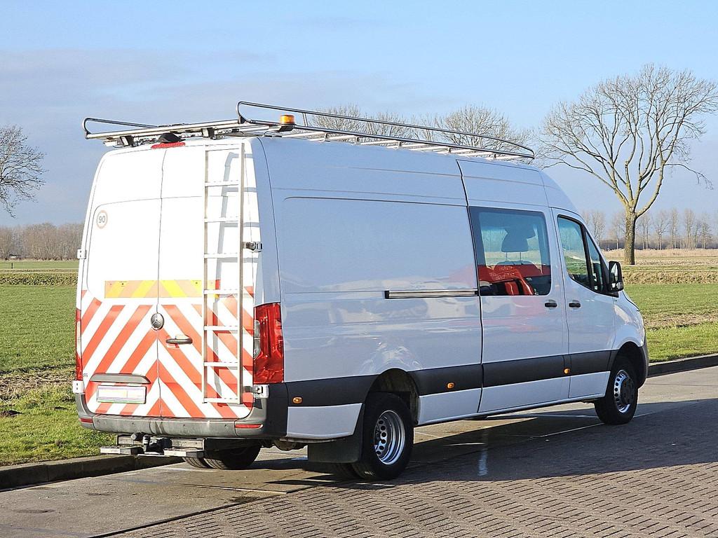 MERCEDES-BENZ SPRINTER 516 l3h2 dubbel cabine !, Auto's, Bestelauto's, 13 km/l, Gebruikt, Euro 6, Bedrijf