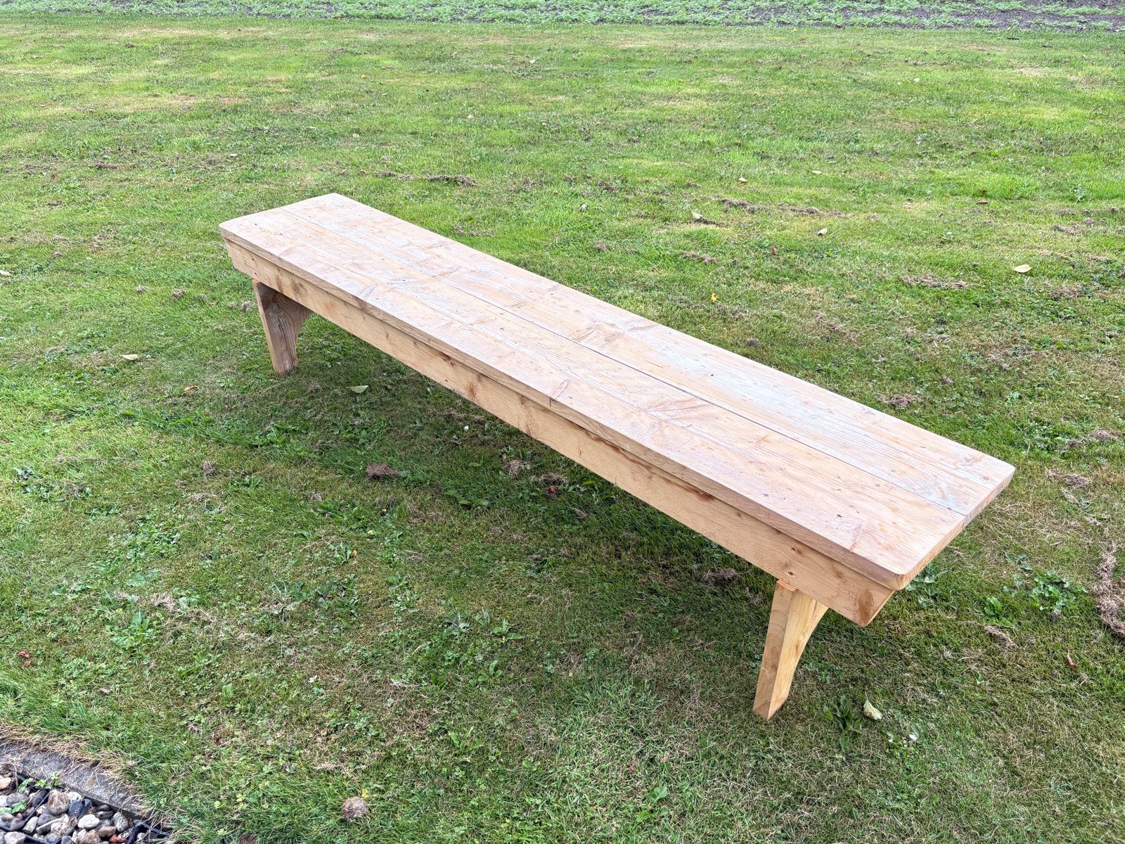 Houten tuinbanken 9 totaal, ook los te koop, Ophalen, Gebruikt, Hout