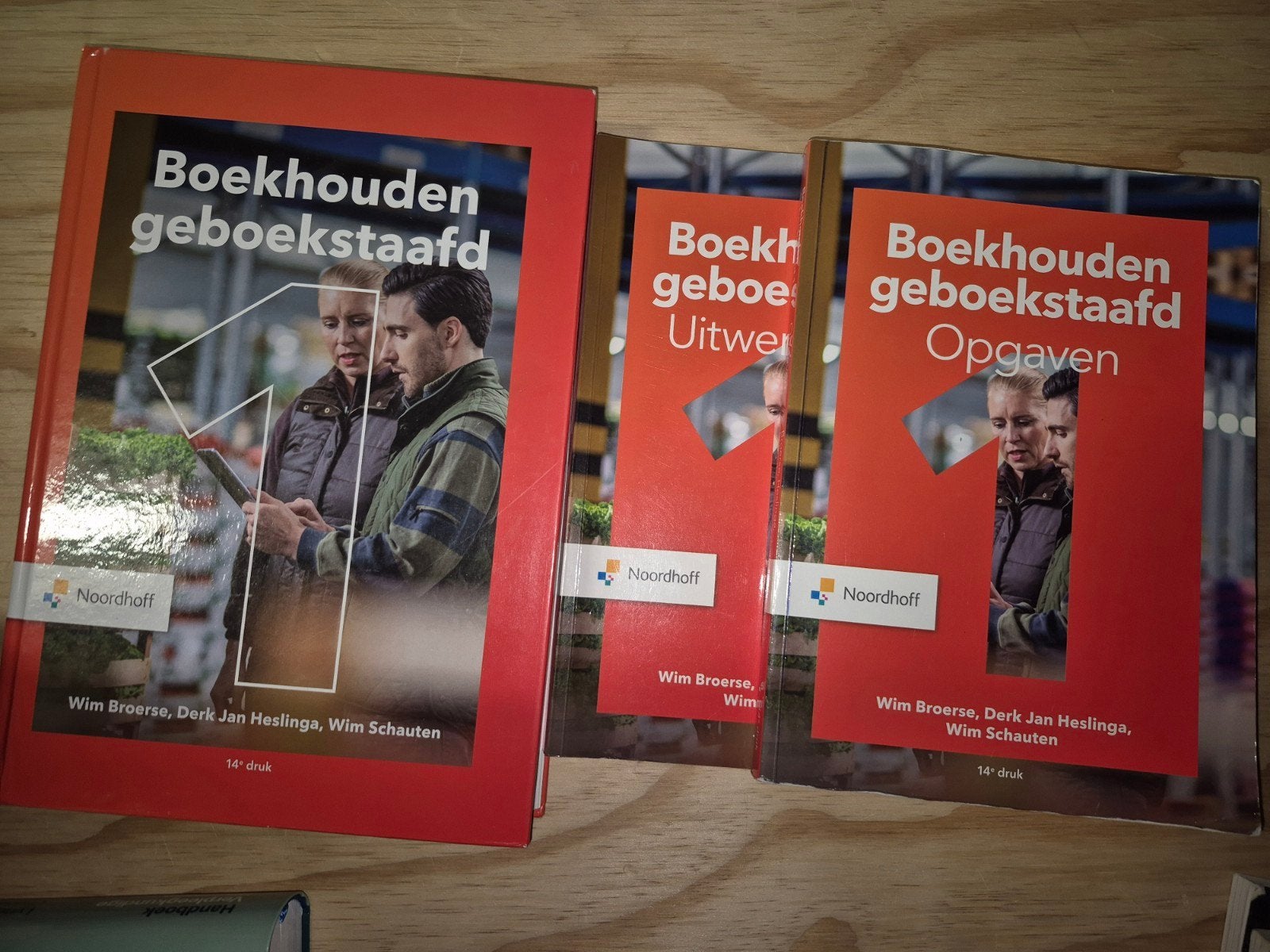 Boekhouden Geboekstaafd - Set van 3 boeken (14e druk), Boeken, Studieboeken en Cursussen, Ophalen of Verzenden, Zo goed als nieuw