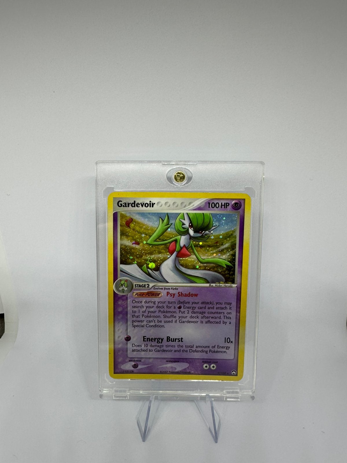 Gardevoir Holo 9/108 2007 EX Power Keepers Vintage Pokémon, Ophalen of Verzenden, Zo goed als nieuw