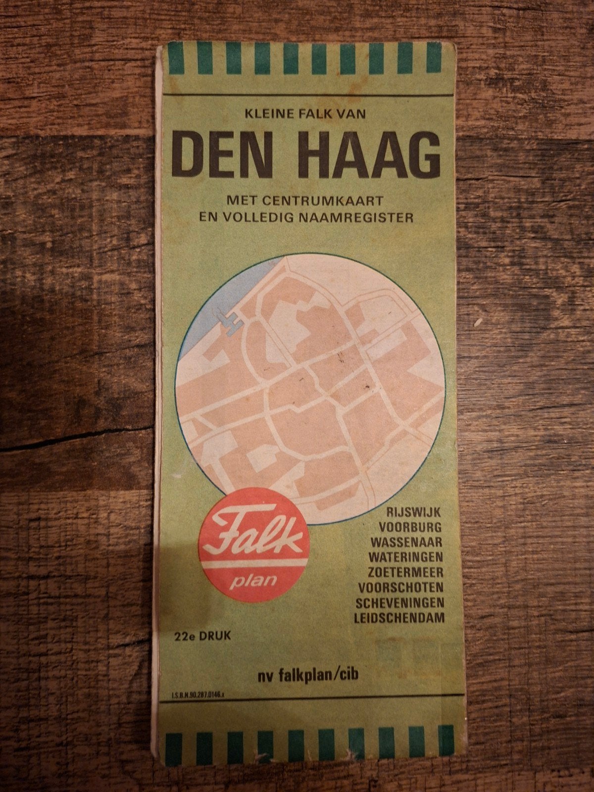 Stadsplattegrond Den Haag Falkplan, Ophalen of Verzenden
