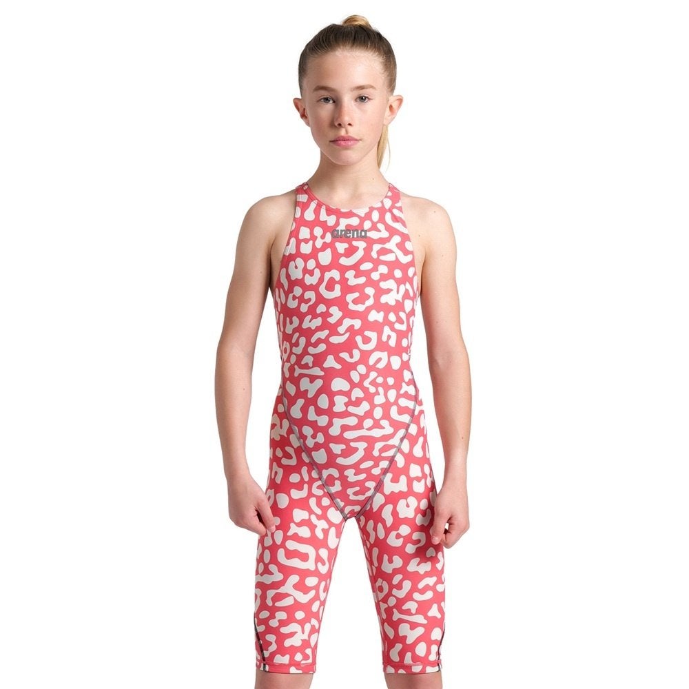 Nieuwe Arena G Powerskin ST Next LE OB Leopard Skin Geranium, C.da Cisterna, 84/85 62029 Tolentino (MC) Italië, Arena, Meisje