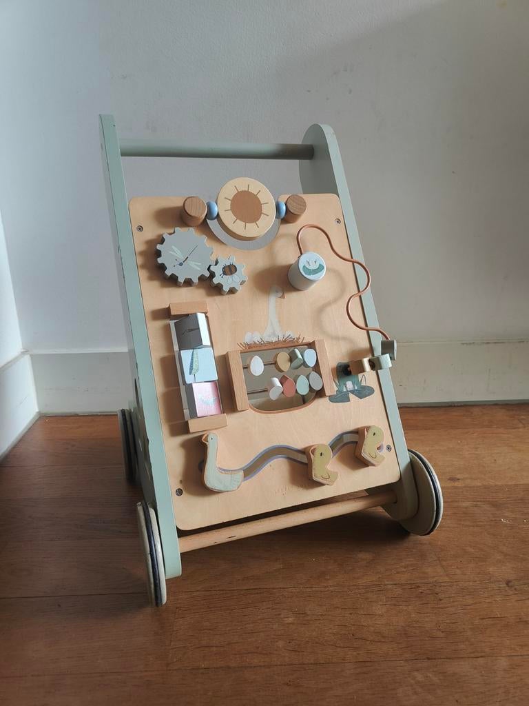 Houten loopwagen met activiteitenbord - Little Dutch, Ophalen, Gebruikt, Overige typen