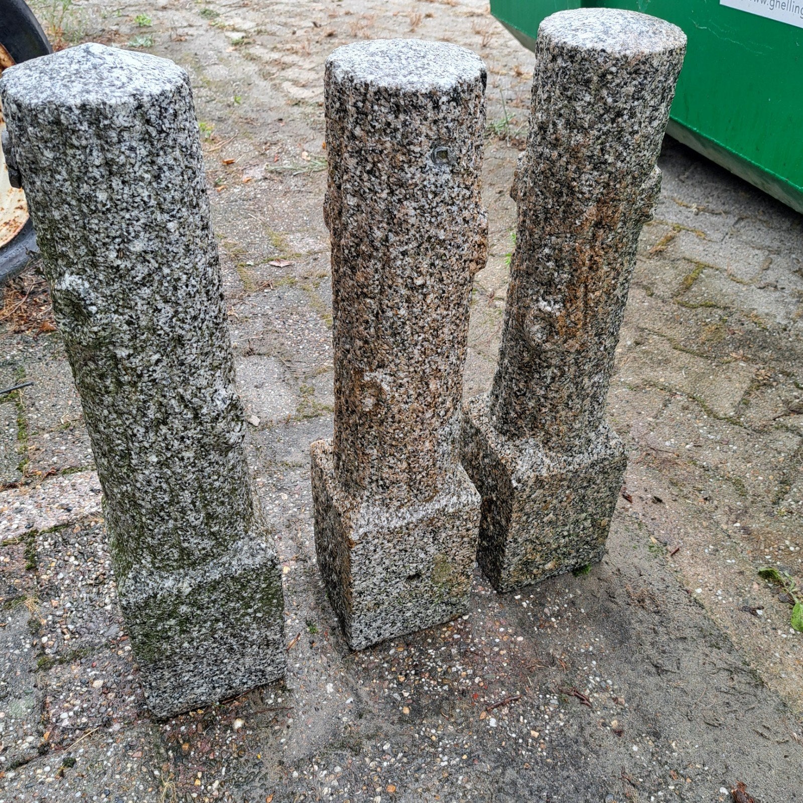 Mooie betonnen paaltjes - decoratie, Ophalen, Gebruikt, Beton