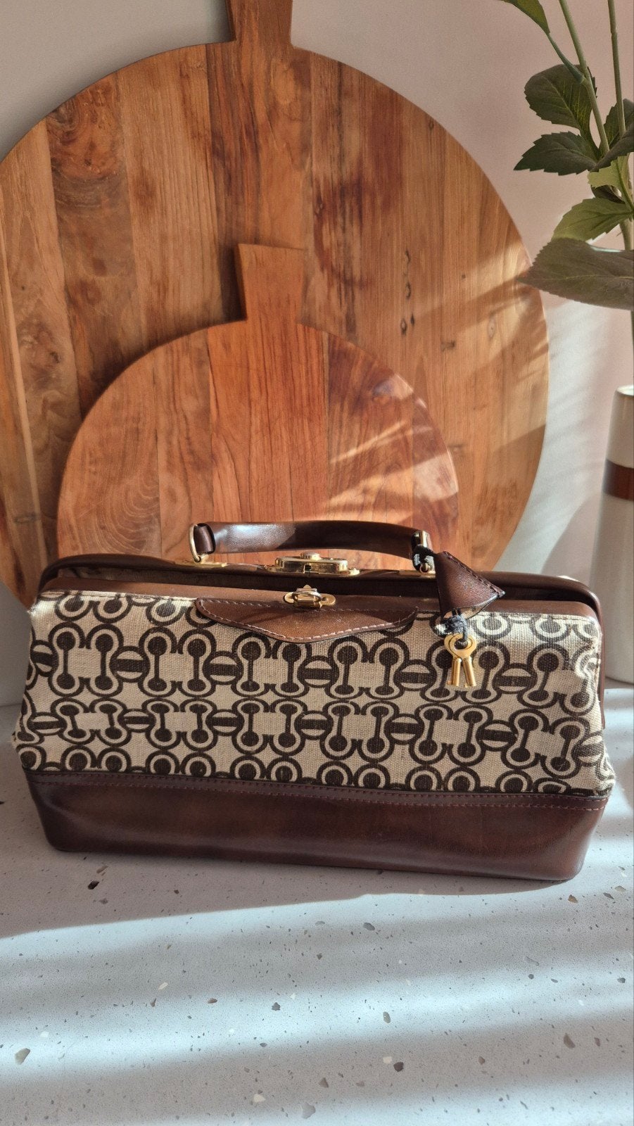 Vintage Micarl handtas jaren 60 – Made in France, Antiek en Kunst, Ophalen of Verzenden