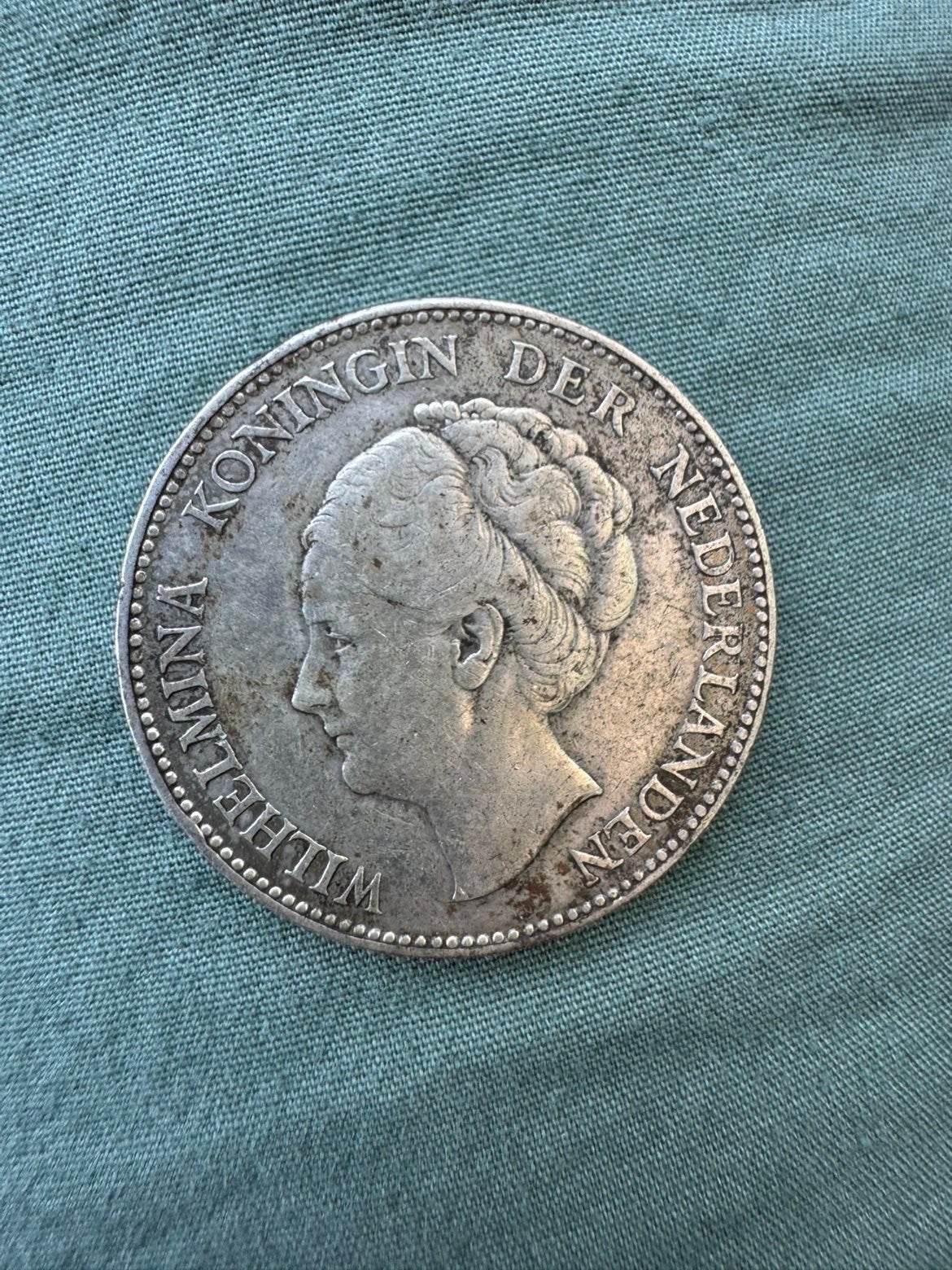 Zilveren 1 Gulden Munt Koningin Wilhelmina 1931, 1 gulden, Zilver, Ophalen of Verzenden, Koningin Wilhelmina