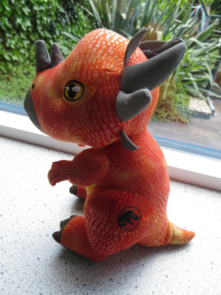 Stiggy Dragon Draak Dino dinosaurus Jurassic Park World, Oranje, Dinosaurus, Ophalen of Verzenden, Zo goed als nieuw