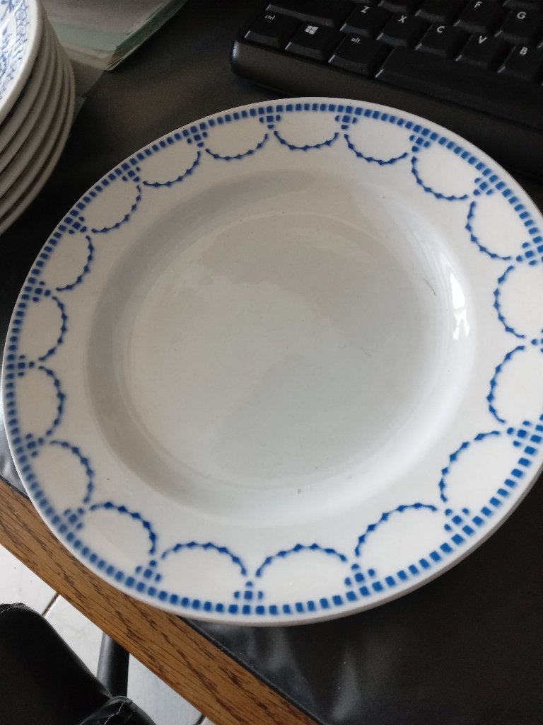 2 ontbijt bordjes boch, serienaam ???, Ophalen of Verzenden