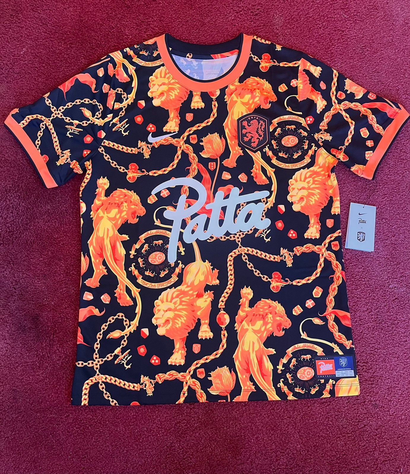 Patta x Nike KNVB Pre-Match Jersey-L, Ophalen of Verzenden, Nieuw, Maat 52/54 (L), Zwart
