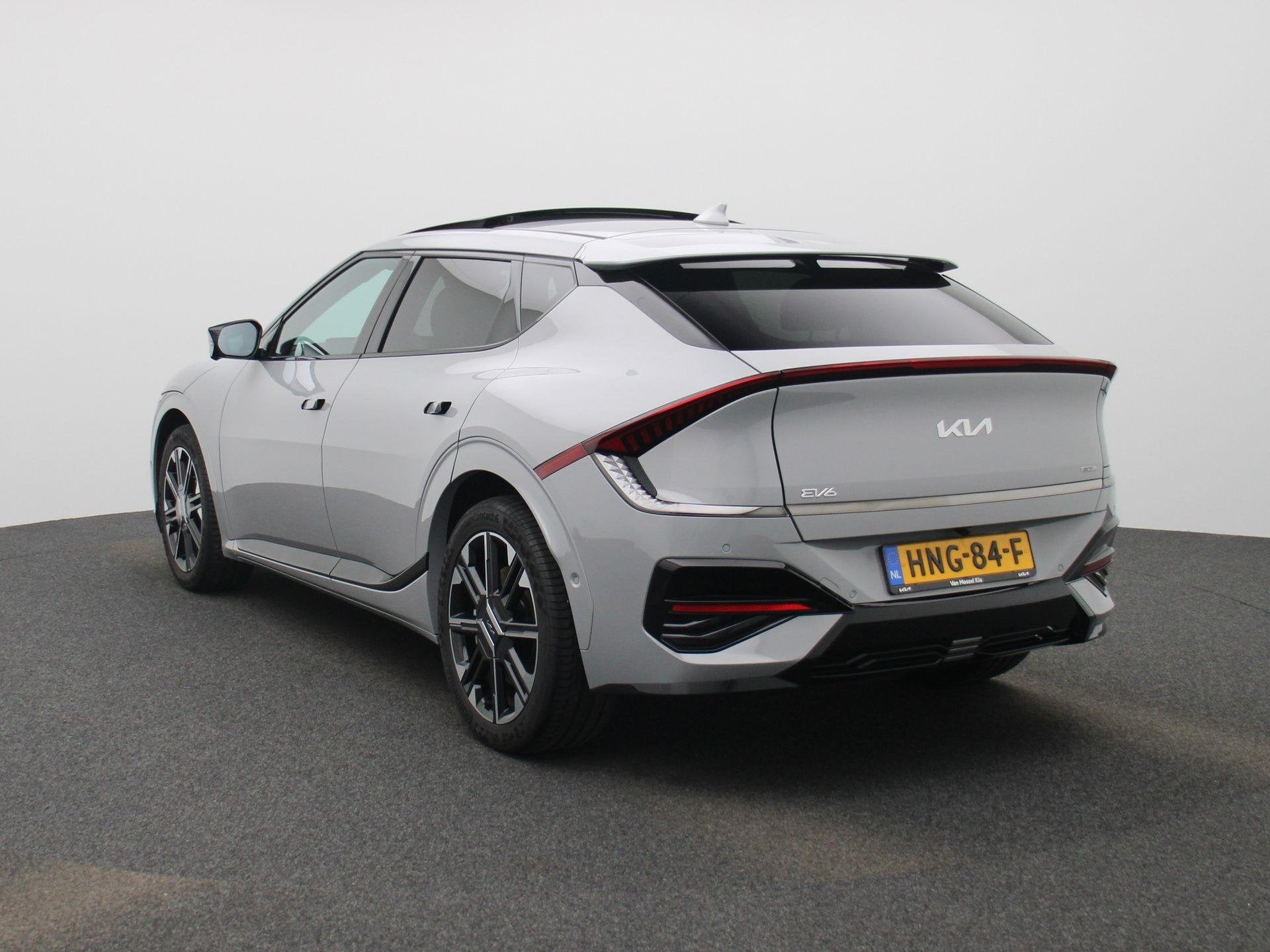 Kia EV6 GT-Line 84 kWh | Panoramadak | 360° Camera | Meridi, Auto's, Kia, Achterwielaandrijving, 1960 kg, Origineel Nederlands
