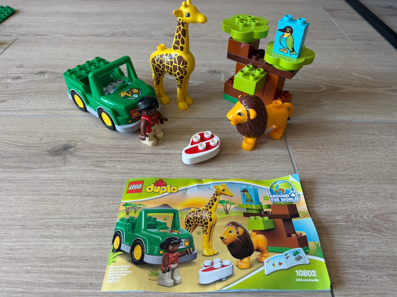 Lego Duplo 10802 Rond de Wereld: Safari, Ophalen, Overige thema's, Zo goed als nieuw, Compleet