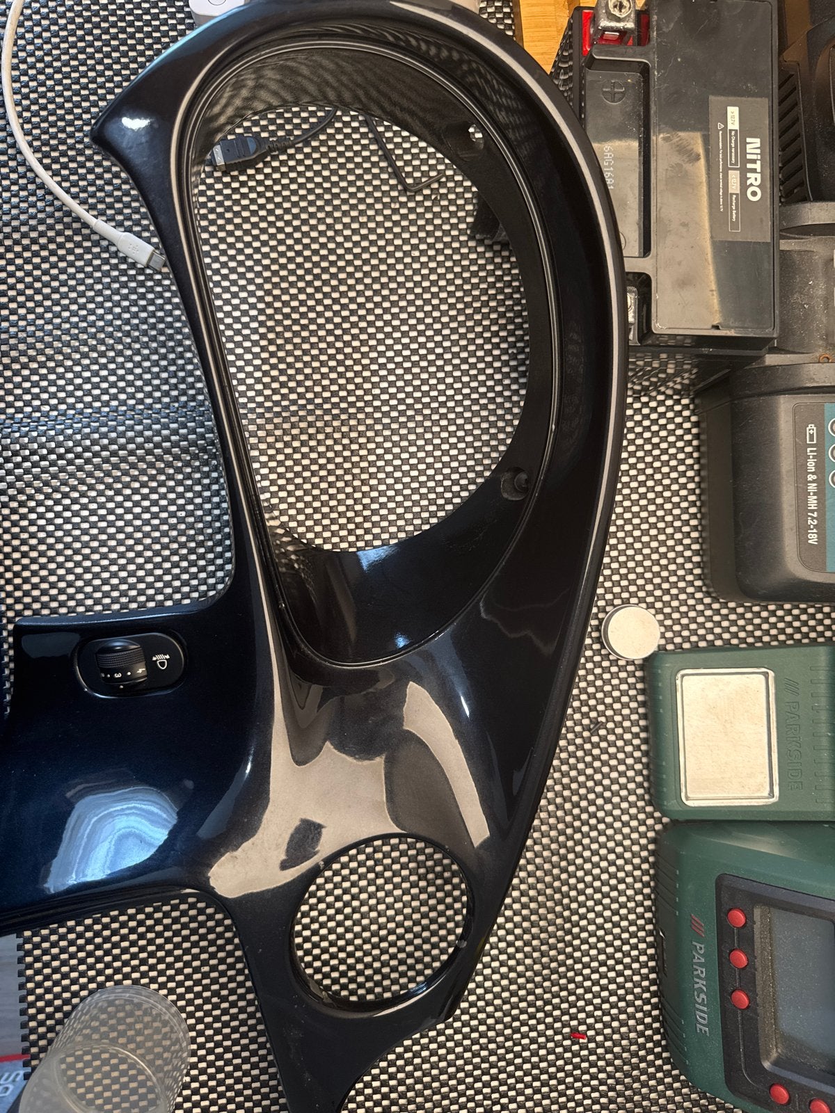Dashboard paneel Ford Ka MK1 professioneel zwart gespoten, Ophalen of Verzenden, Gebruikt, Ford