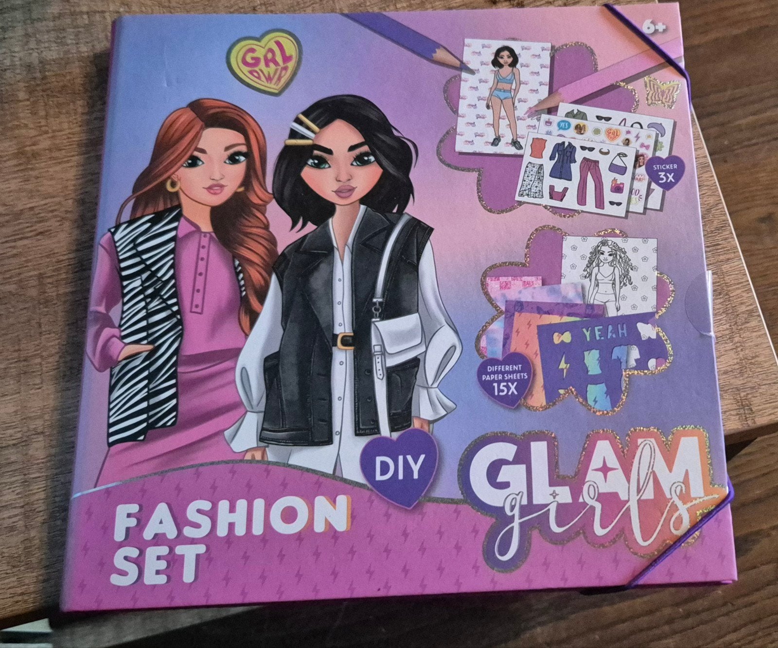 Glam Girls DIY Fashion Set - Knutselset voor modeontwerpers, Kinderen en Baby's, Speelgoed | Educatief en Creatief, Ophalen of Verzenden